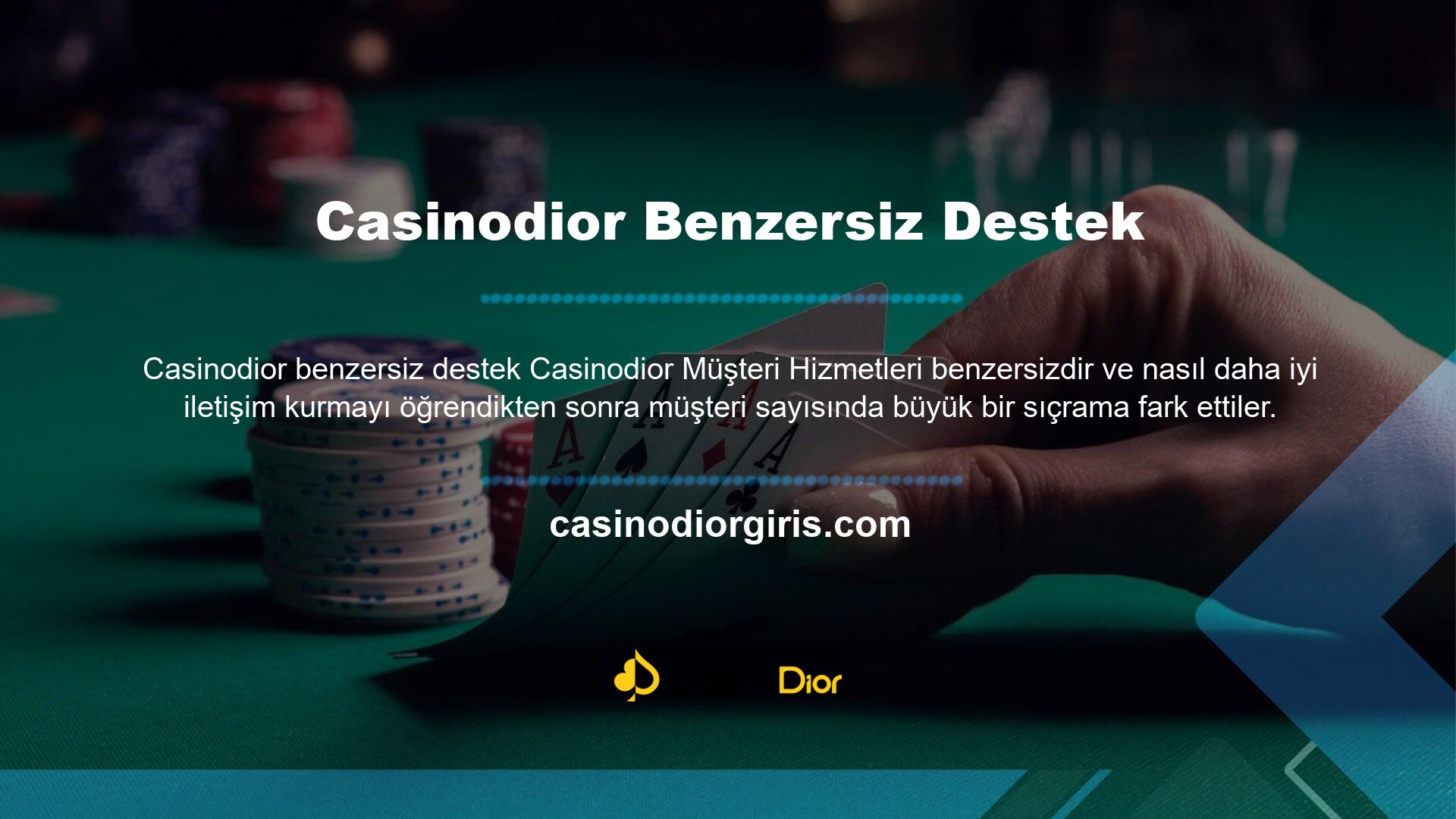 İletişim sistemleri, diğer ülkelerde casinoları seven insanlar için çok önemlidir